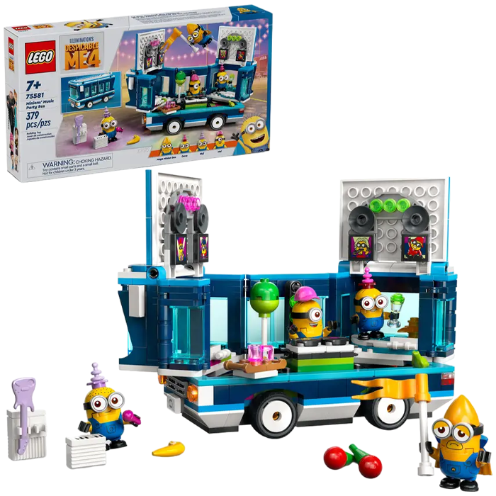 lego les minions le disco bus 75581 visuel produit