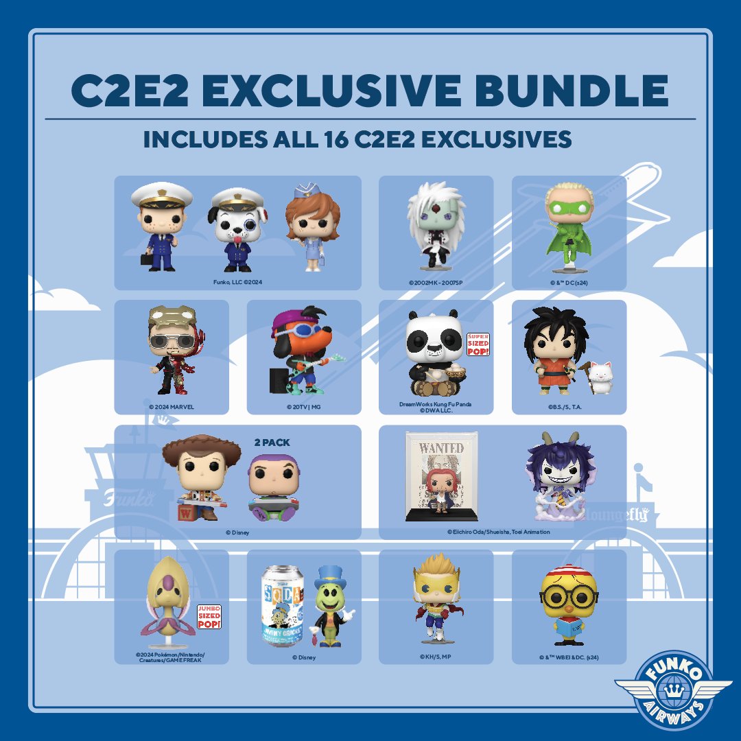 Funko Entertainement Expo C2E2 exclusive bundle