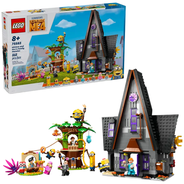 lego minions manoir familial gru 75583 visuel produit