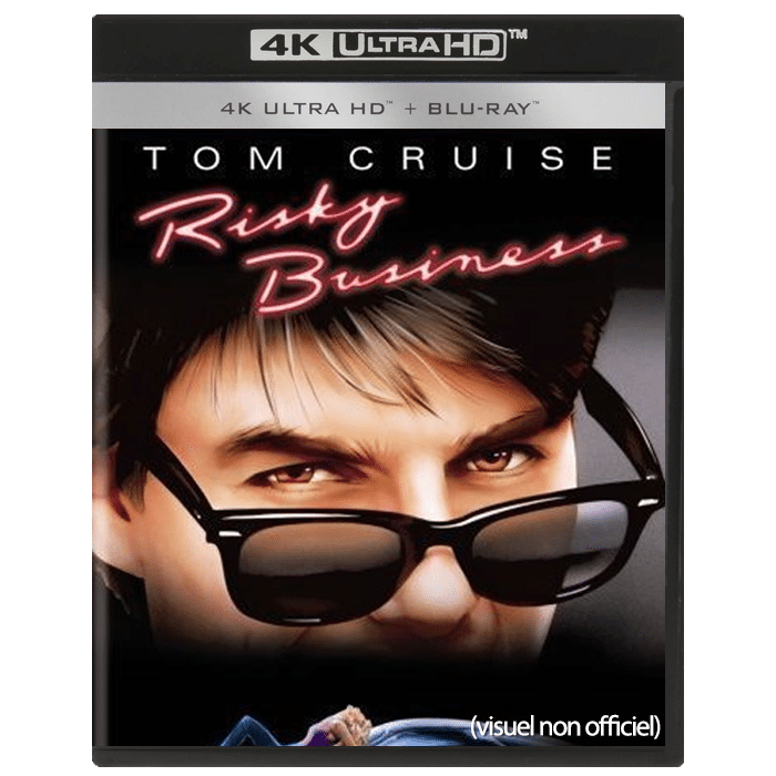 risky business blu ray 4k visuel produit provisoire