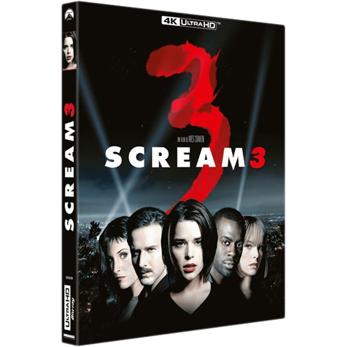 scream 3 blu ray 4k visuel produit