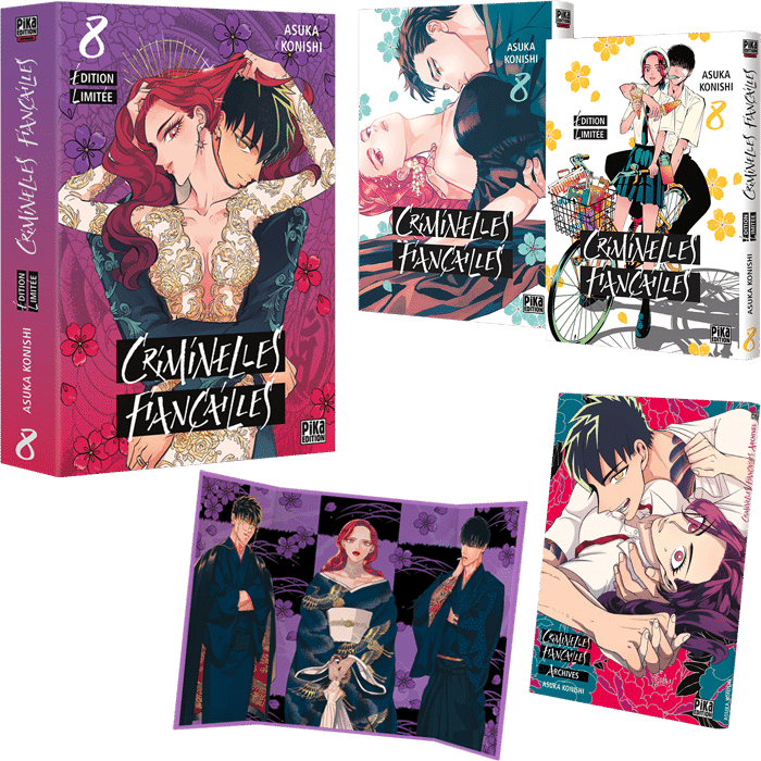 Criminelles fiançailles Tome 8 Edition Limitée visuel definitif produit