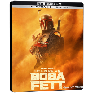 le livre de boba fett blu ray 4k steelbook visuel produit provisoire
