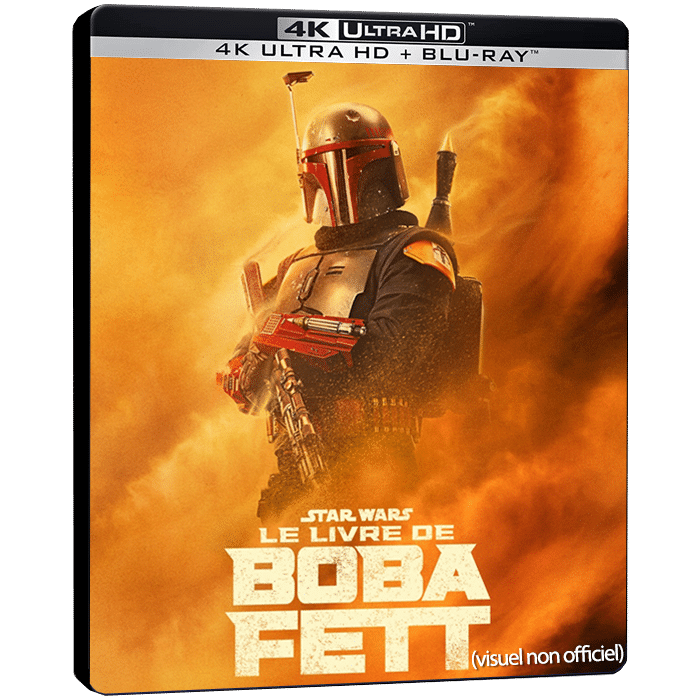 le livre de boba fett blu ray 4k steelbook visuel produit provisoire