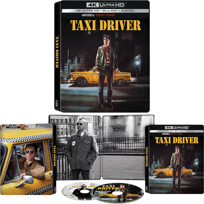 taxi driver 4K steelbook visuel USA complet definitif produit