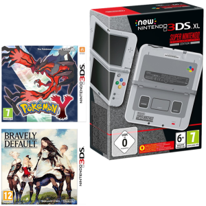 NEW NINTENDO 3DS XL SUPER NINTENDO EDITION + 2 JEUX