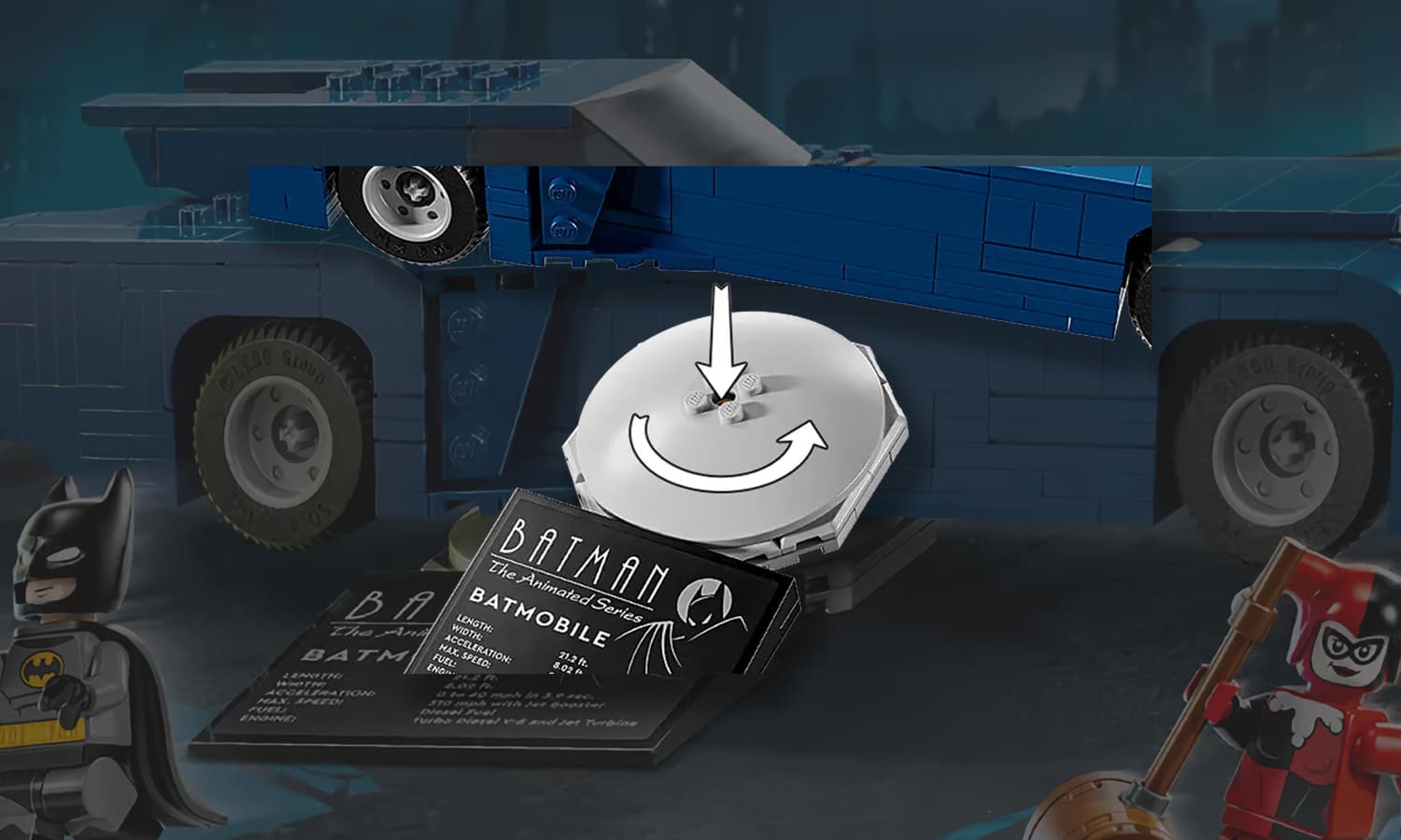 Lego Batmobile Harley Quinn et Freeze 76274 visuel slider v2