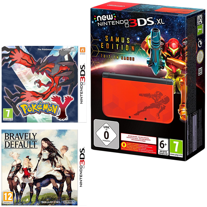 Console New Nintendo 3DS XL Samus Edition + 2 jeux