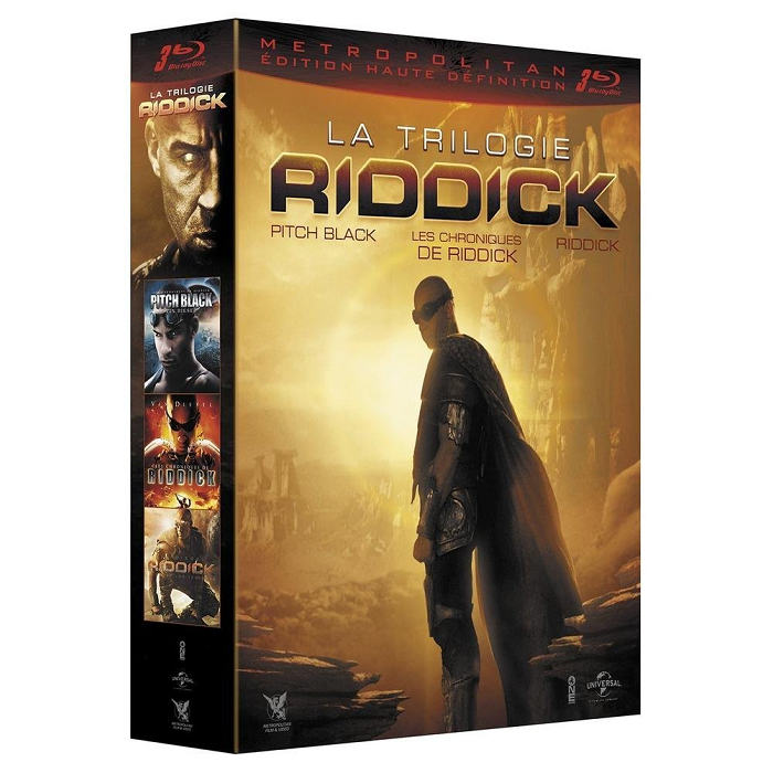 trilogie riddick blu ray