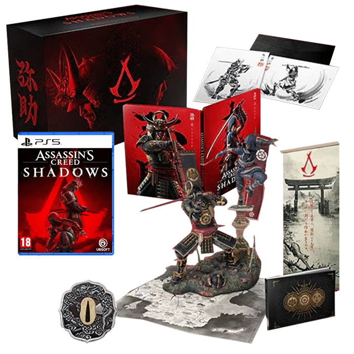 assassin's creed shadows collector ps5 visuel définitif