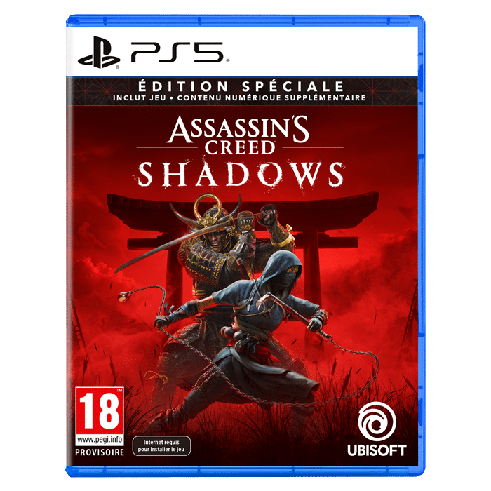 assassin's creed shadows ps5 edition spéciale micromania visuel produit