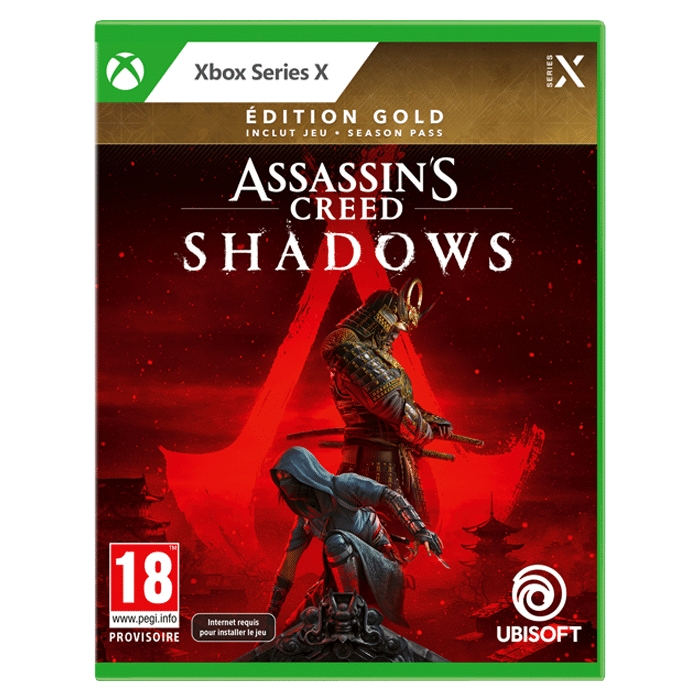assassin's creed shadows gold edition xbox visuel produit