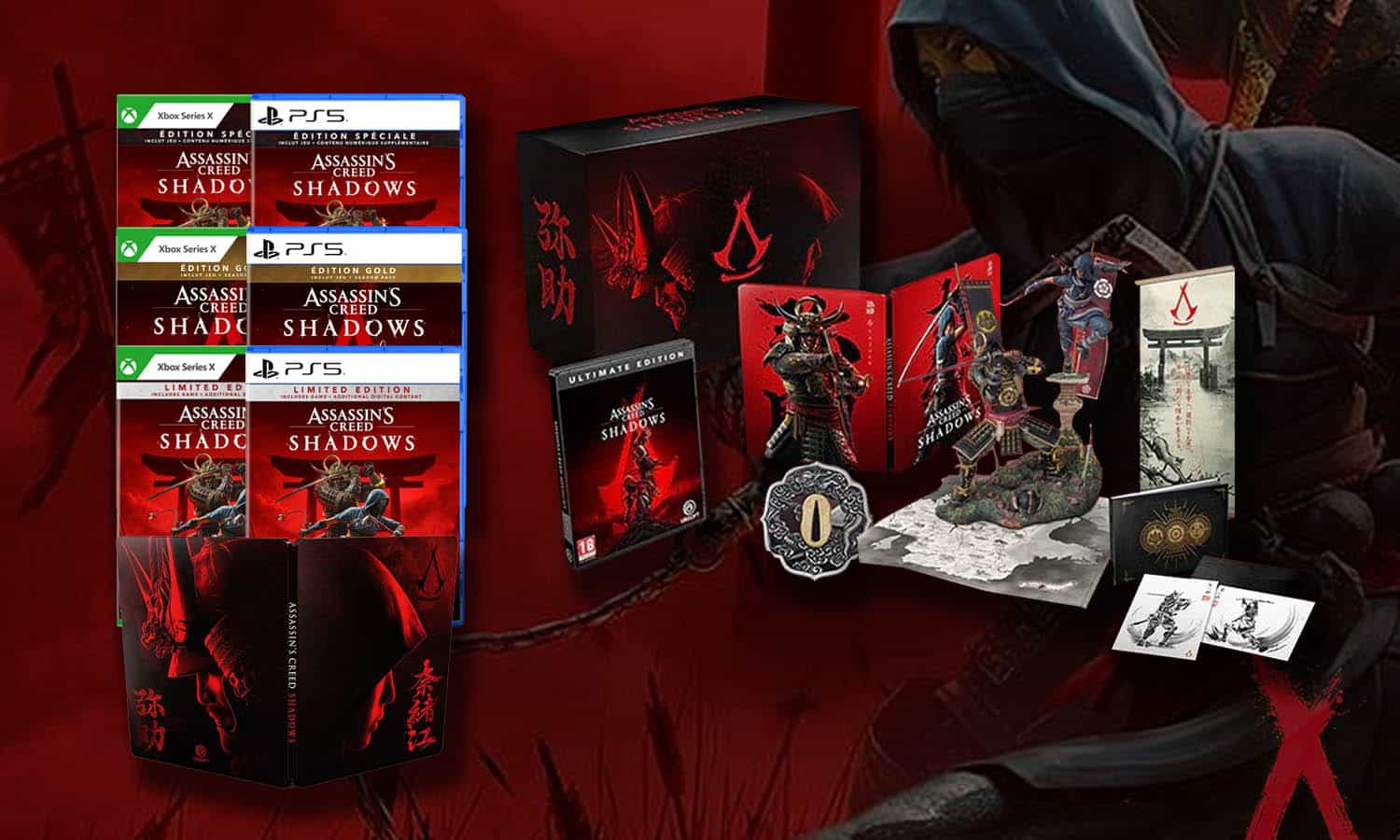 slider assassin's creed shadows news recap éditions