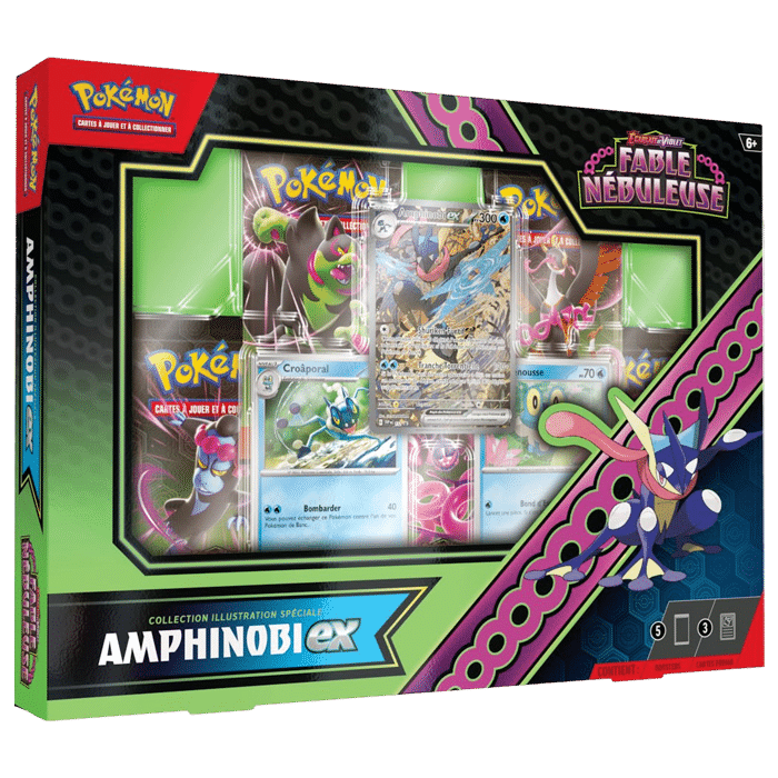 pack pokemon illustration amphinobi ex visuel produit