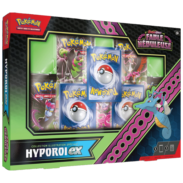 pack pokemon illustration hyporoi ex visuel produit