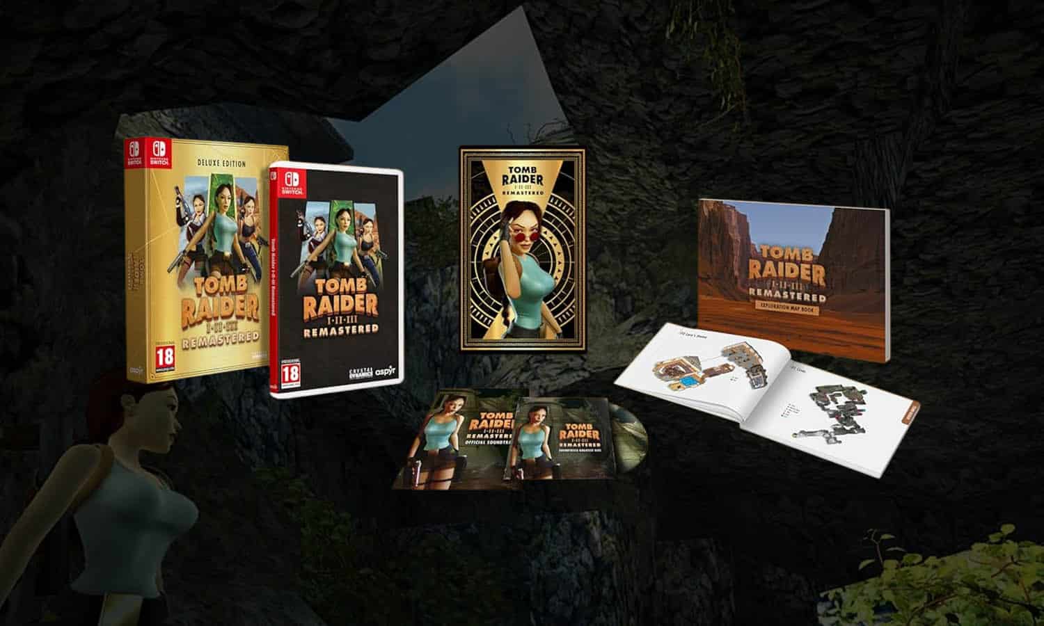SLIDER tomb raider 1 2 3 remastered deluxe edition switch
