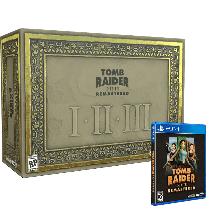 Tomb Raider 1-2-3 Remastered Collector ps4 visuel produit