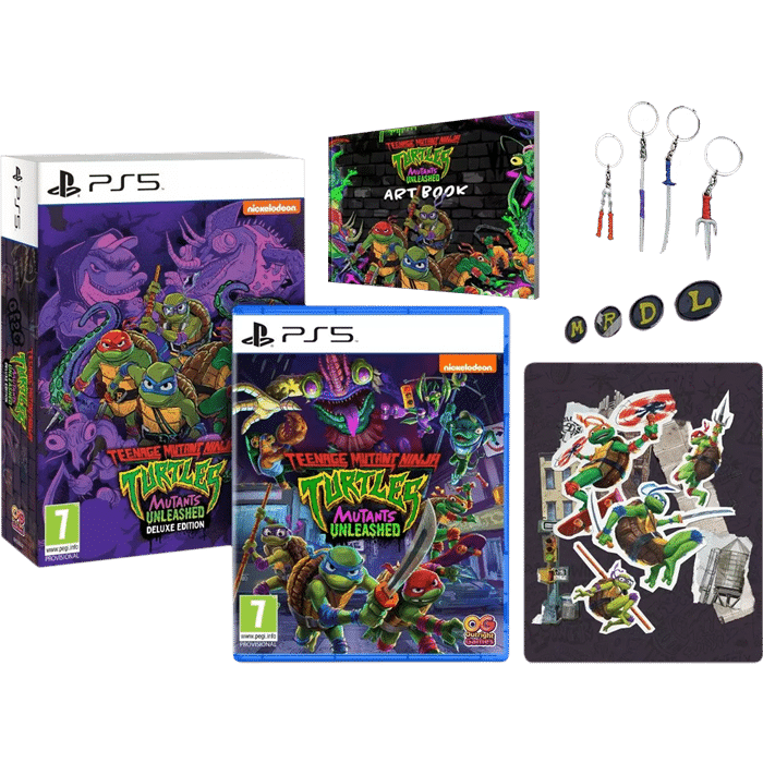 Tortues Ninja Les Mutants Se Dechainent deluxe ps5 visuel produit