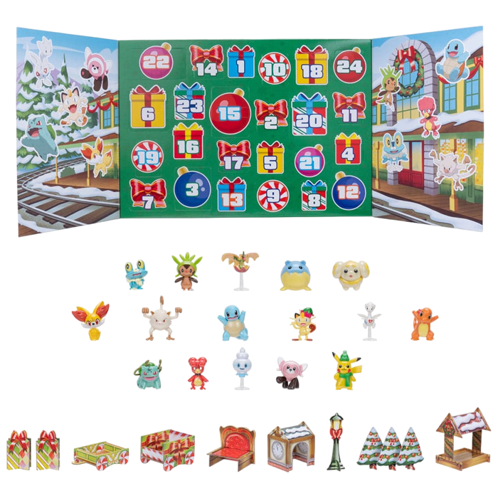 calendrier de l'avent 2024 pokémon visuel produit