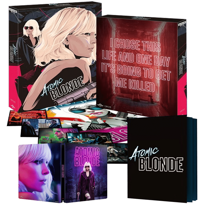 atomic blonde 4k steelbook collector visuel produit