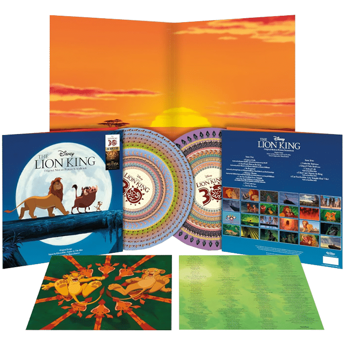 vinyle le roi lion 30 ans musiques vo visuel produit