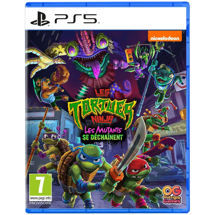 les tortues ninja les mutants se déchaînent ps5 visuel produit
