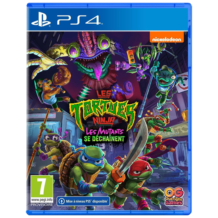 les tortues ninja les mutants se déchaînent ps4 visuel produit