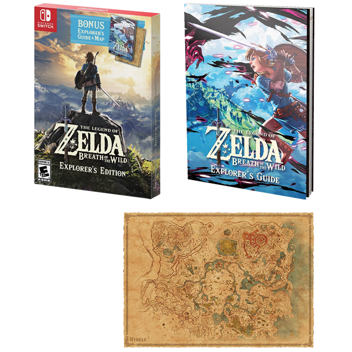 zelda breath of the wild explorer edition import us