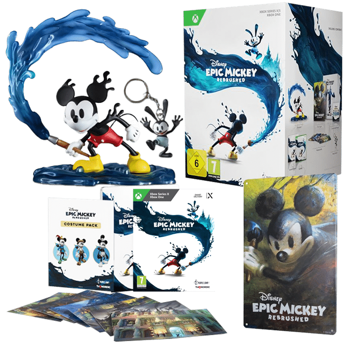 epic mickey reburshed collector xbox visuel produit définitif détaillé