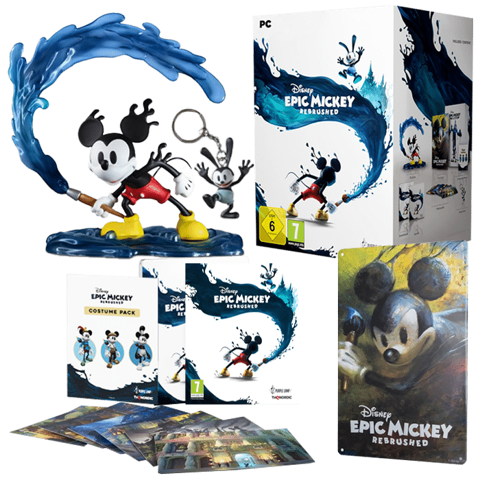 epic mickey reburshed collector pc visuel produit définitif détaillé