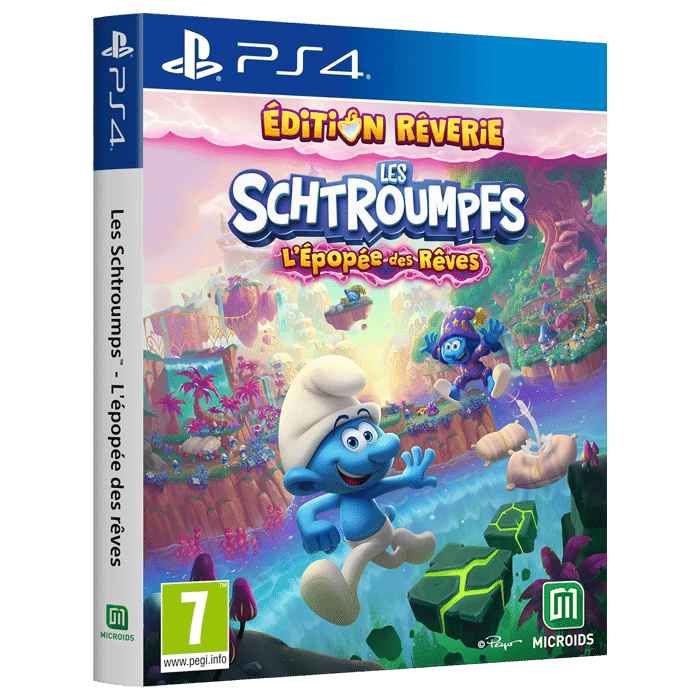 les schtroumpfs epopée des rêves reverie ps4 visuel produit
