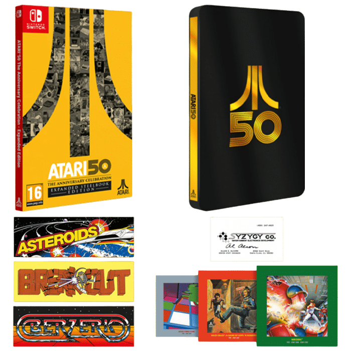 atari 50e expanded steelbook switch visuel produit