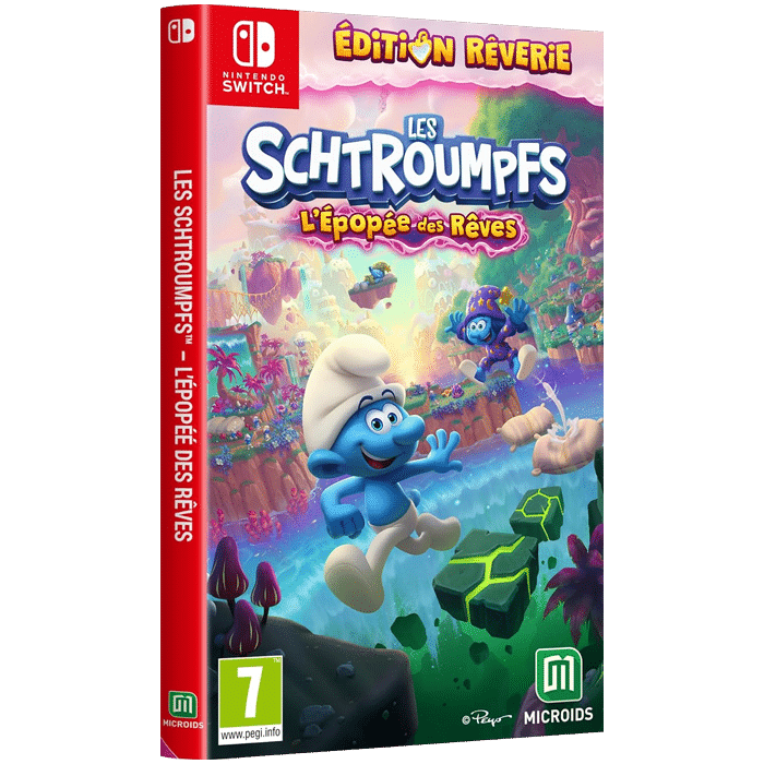 les schtroumpfs epopée des rêves reverie switch visuel produit