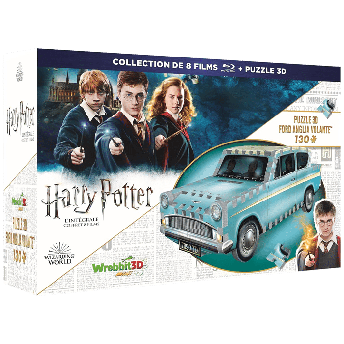 harry potter intégrale blu ray puzzle 3d visuel produit