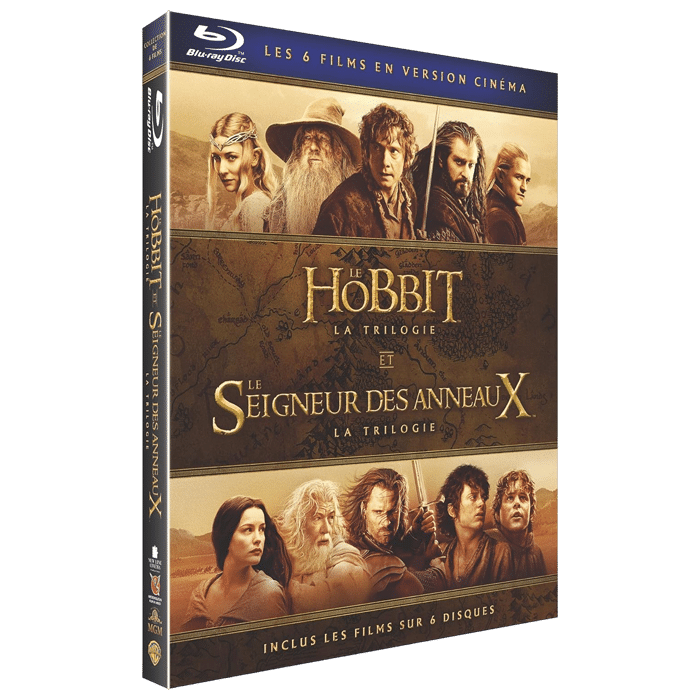 la terre du milieu intégrale blu ray visuel produit