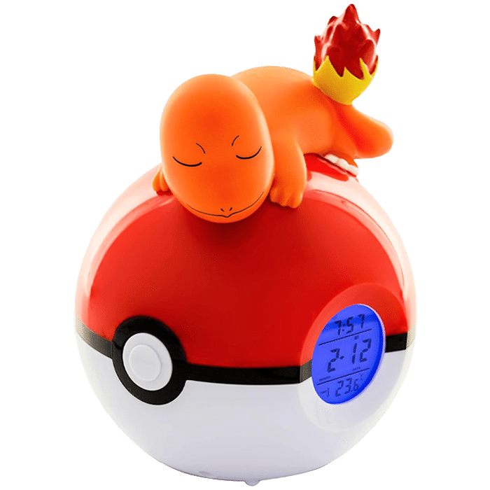 pokemon radio réveil salamèche rouge visuel produit définitif