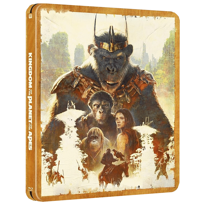 la planète des singes le nouveau royaume visuel 4k steelbook produit seul