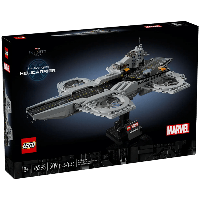 lego marvel lheliporteur avengers 76295 visuel produit