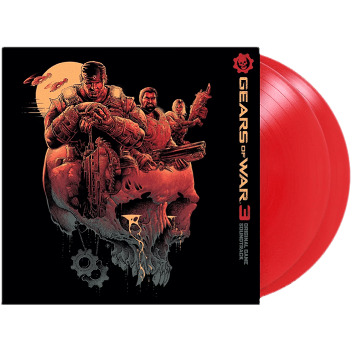 Vinyle Gears Of War 3 Rouge visuel produit
