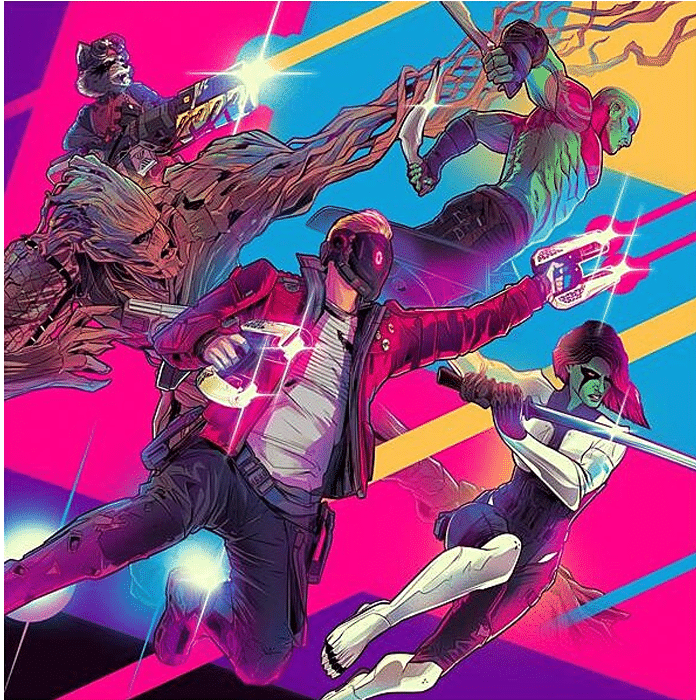 Vinyle Guardians Of The Galaxy Le Jeu visuel produit