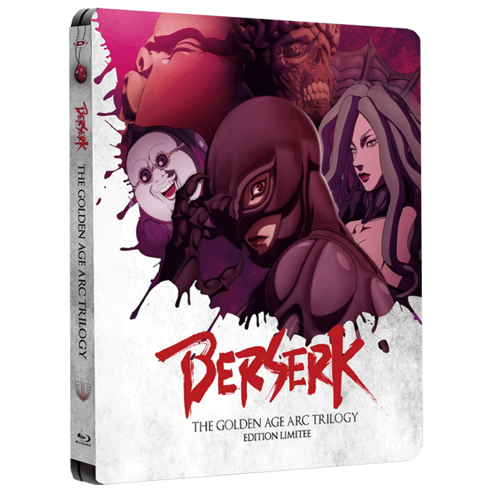 berserk 3 films blu ray age dor steelbook visuel produit