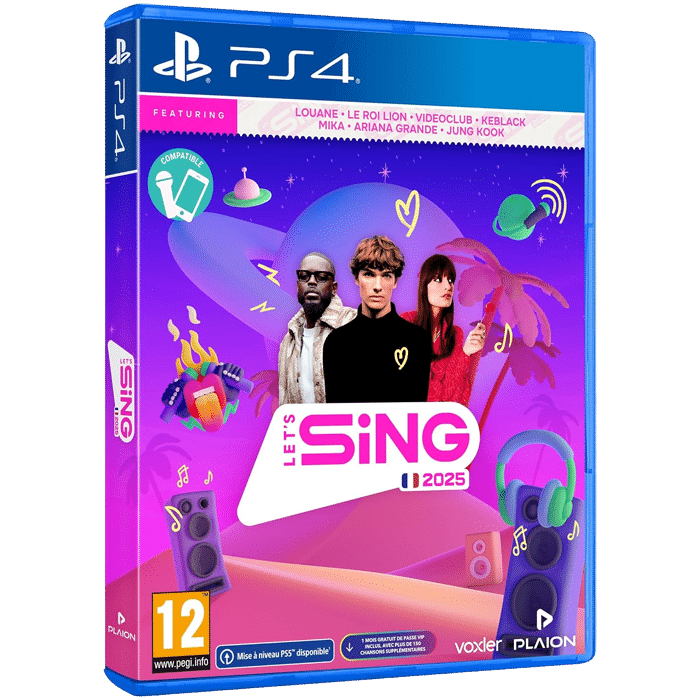 lets sing 2025 sur ps4 visuel produit