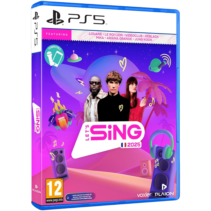 lets sing 2025 sur ps5 visuel produit