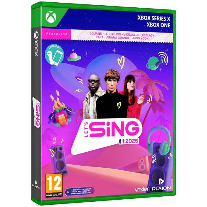 lets sing 2025 sur xbox visuel produit