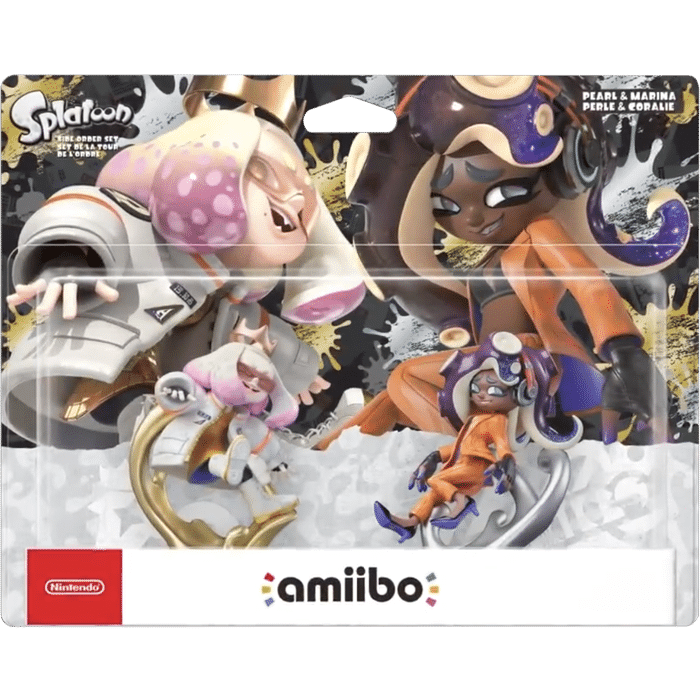 Pack Amiibo Splatoon 3 Perle et Coralie set de la tour de l'ordre visuel definitif produit