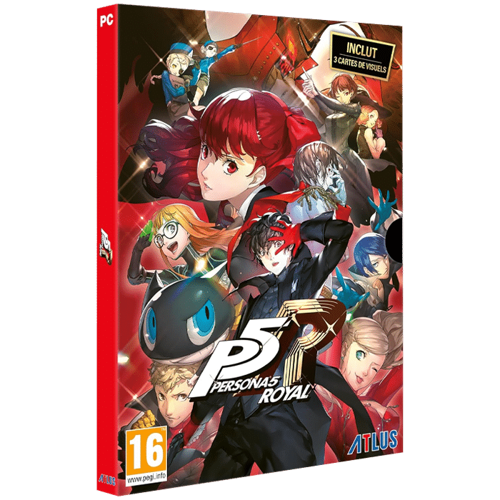 persona 5 royal pc code boite visuel produit
