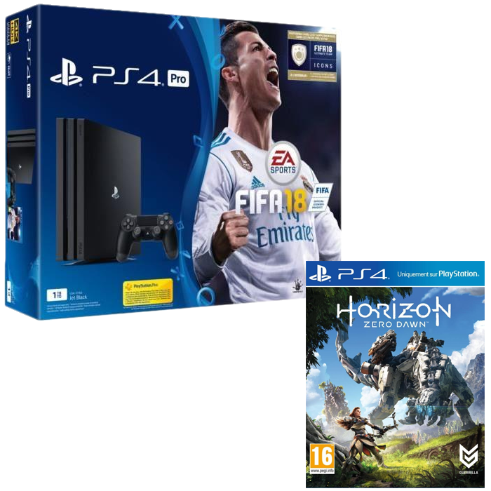 ps4 pro fifa 18 horizon zero dawn