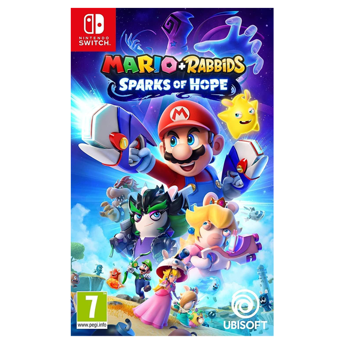 mario lapins crétins sparks of hope switch visuel produit boîte multilingues