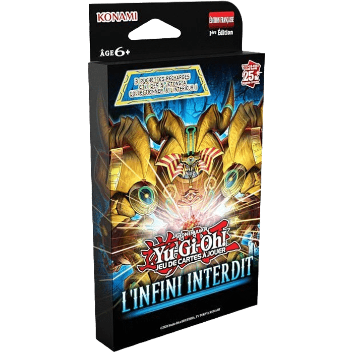 cartes yu gi oh linfini interdit tripack visuel produit