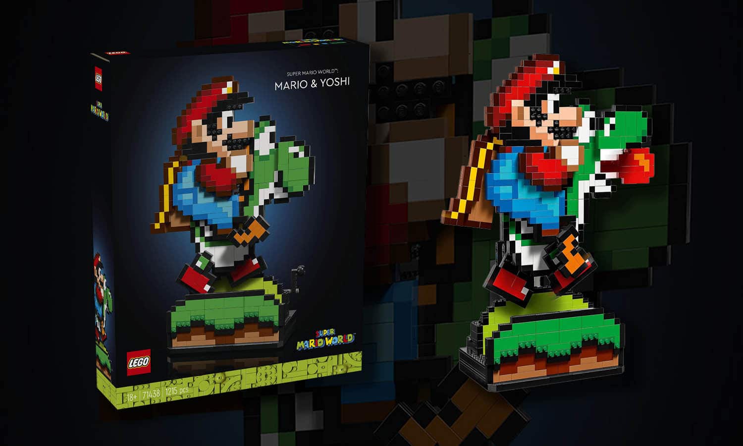 lego 71438 mario et yoshi snes visuel slider